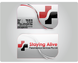 Stationery Design by JIM LESPERANCE for Staying Alive Paramedical Services Pty Ltd | Design: #206526