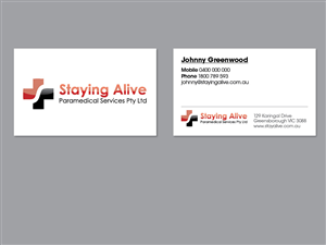 Stationery Design by Fumarol for Staying Alive Paramedical Services Pty Ltd | Design: #204539