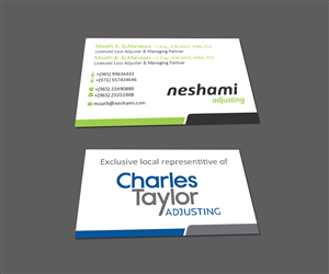 Business Card Design - Local Loss Adjusting Office | Business Card Design by kousik