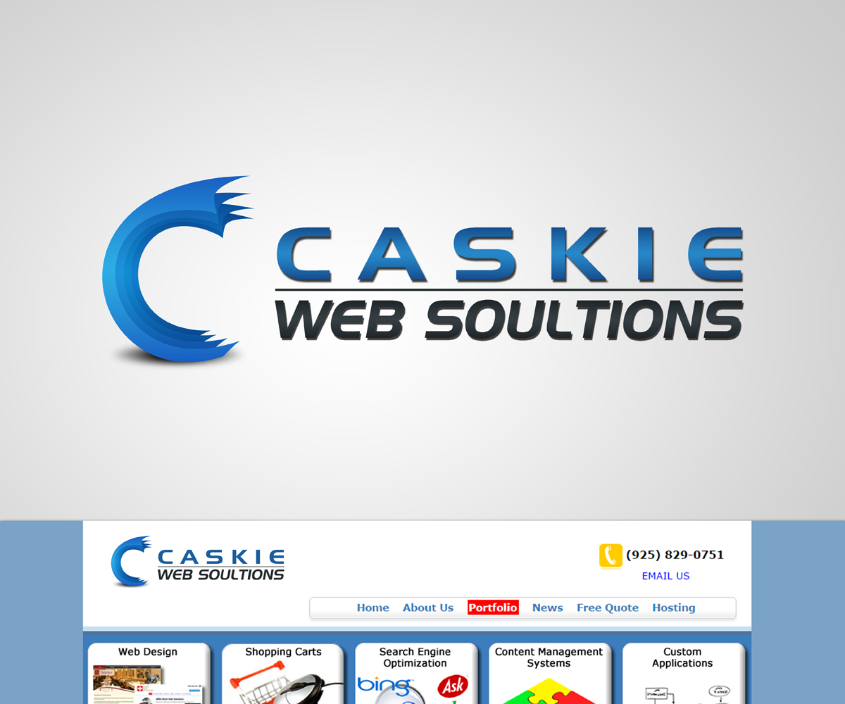 Logo-Design von Jan Panol für Caskie Web Solutions | Design #4540225
