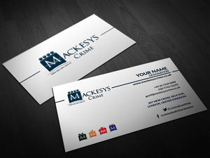 Innovative modern square business card design for law firm | Business Card Design by Pointless Pixels India