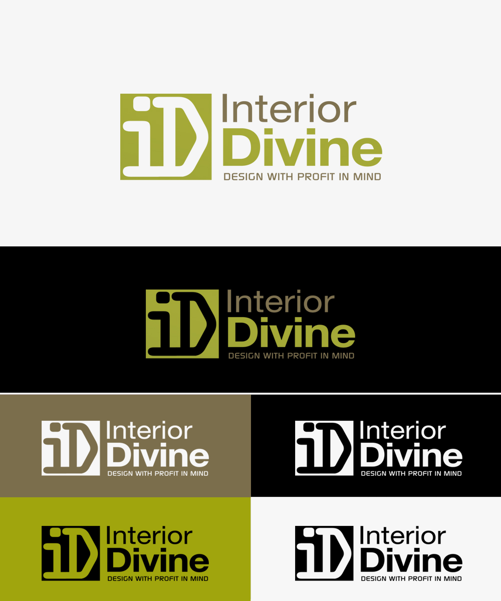 Logo Design by Ethien for Interior Divine Property Styling  | Design #4581354