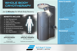 Poster Design by dpsd07042 for Stratton Sport & Spine | Design: #1295773