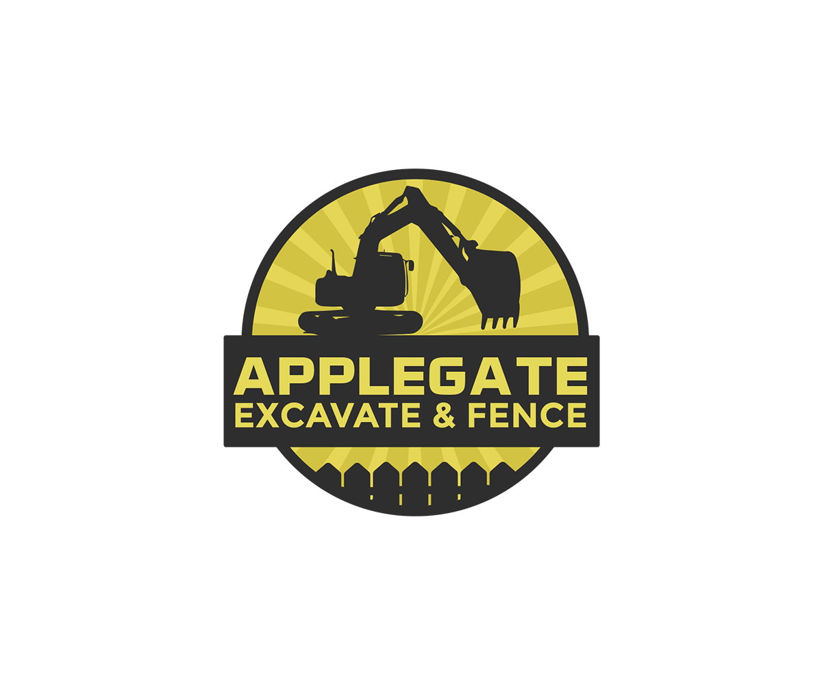 Logo-Design von karolin für Applegate Excavate & Fence | Design #4588435