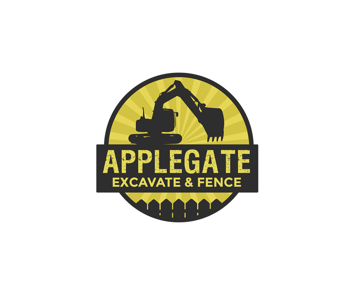 Logo Design by karolin for Applegate Excavate & Fence | Design #4588438