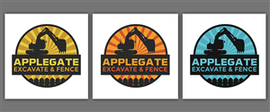 Logo-Design von karolin für Applegate Excavate & Fence | Design: #4592972