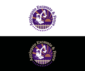 Logo-Design von Thomas DeHart für Applegate Excavate & Fence | Design: #4586130