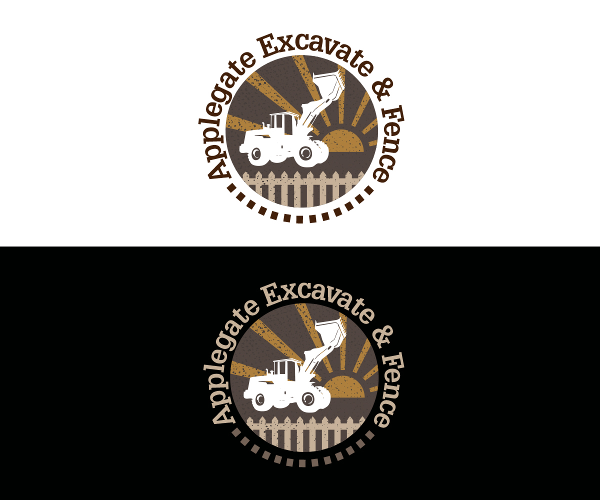 Design de Logo par Thomas DeHart pour Applegate Excavate & Fence | Design #4586653