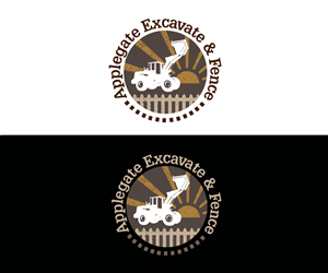 Logo-Design von Thomas DeHart für Applegate Excavate & Fence | Design: #4586653