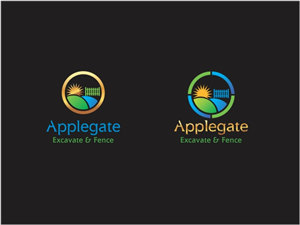 Logo-Design von Ramaling Belkote für Applegate Excavate & Fence | Design: #4568025