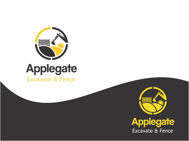 Logo-Design von Ramaling Belkote für Applegate Excavate & Fence | Design #4576507
