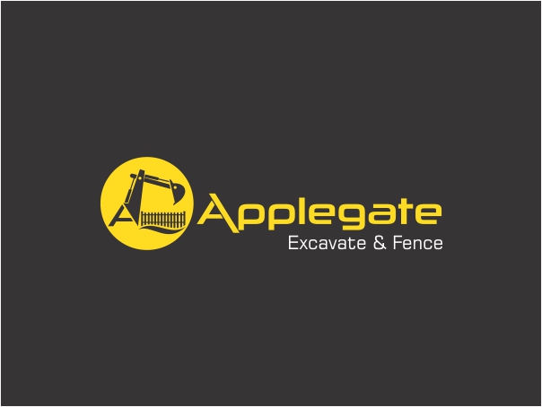 Logo Design by Ramaling Belkote for Applegate Excavate & Fence | Design #4576681