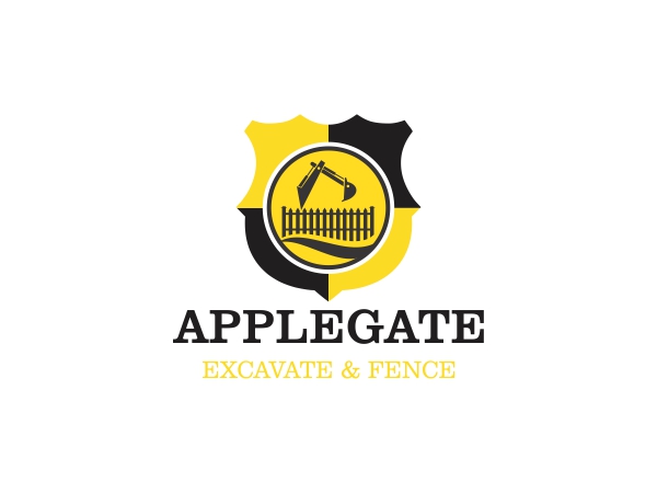 Logo Design by Ramaling Belkote for Applegate Excavate & Fence | Design #4577023