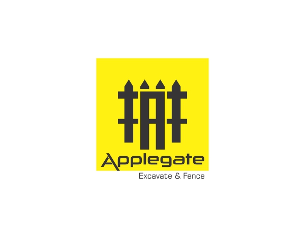 Logo Design by Ramaling Belkote for Applegate Excavate & Fence | Design #4582010