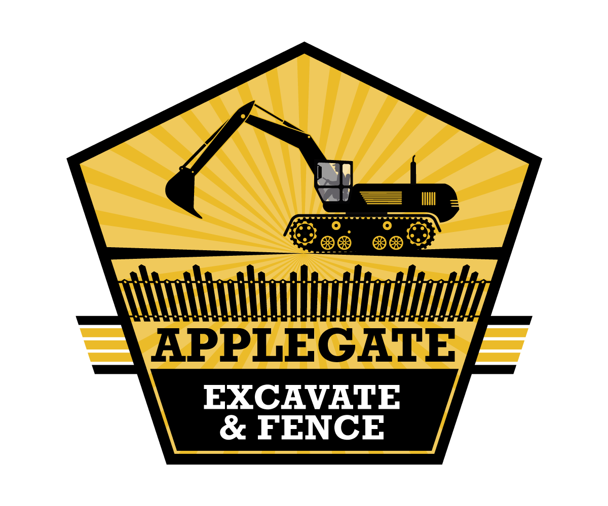Logo Design by MagicM for Applegate Excavate & Fence | Design #4592015