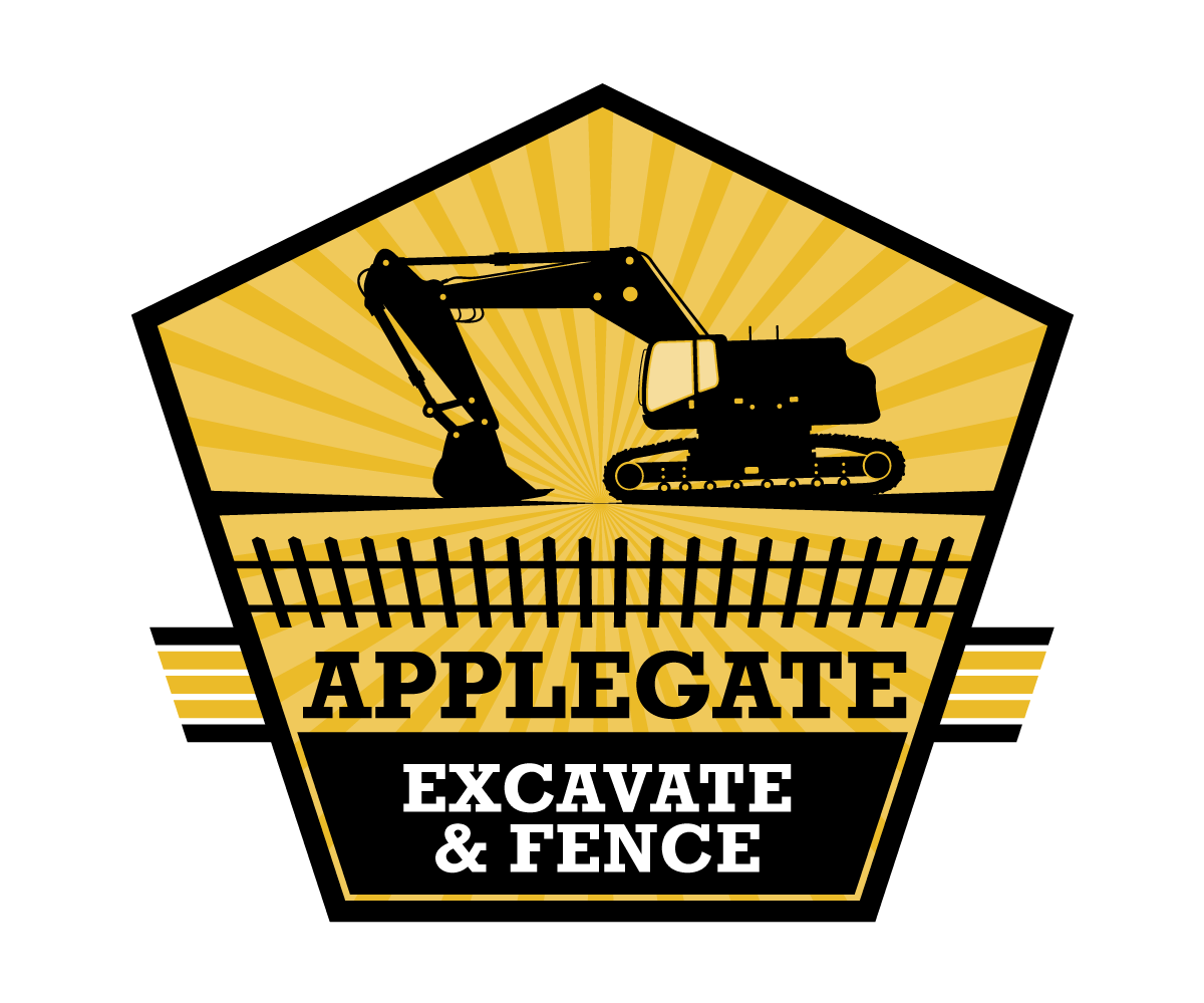 Logo Design by MagicM for Applegate Excavate & Fence | Design #4598311