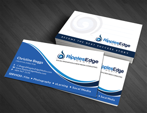 Business Card Design by  Artman for Ripples Edge | Design: #4573347