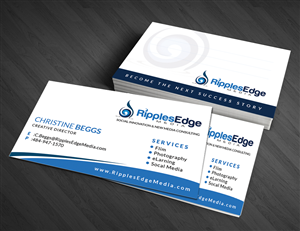 Business Card Design by  Artman for Ripples Edge | Design: #4573350