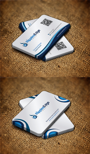 Business Card Design by Sarmishtha Chattopadhyay_loginchange for Ripples Edge | Design: #4569484