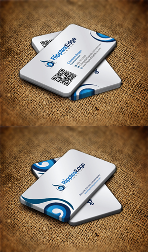 Business Card Design by Sarmishtha Chattopadhyay_loginchange for Ripples Edge | Design: #4575147