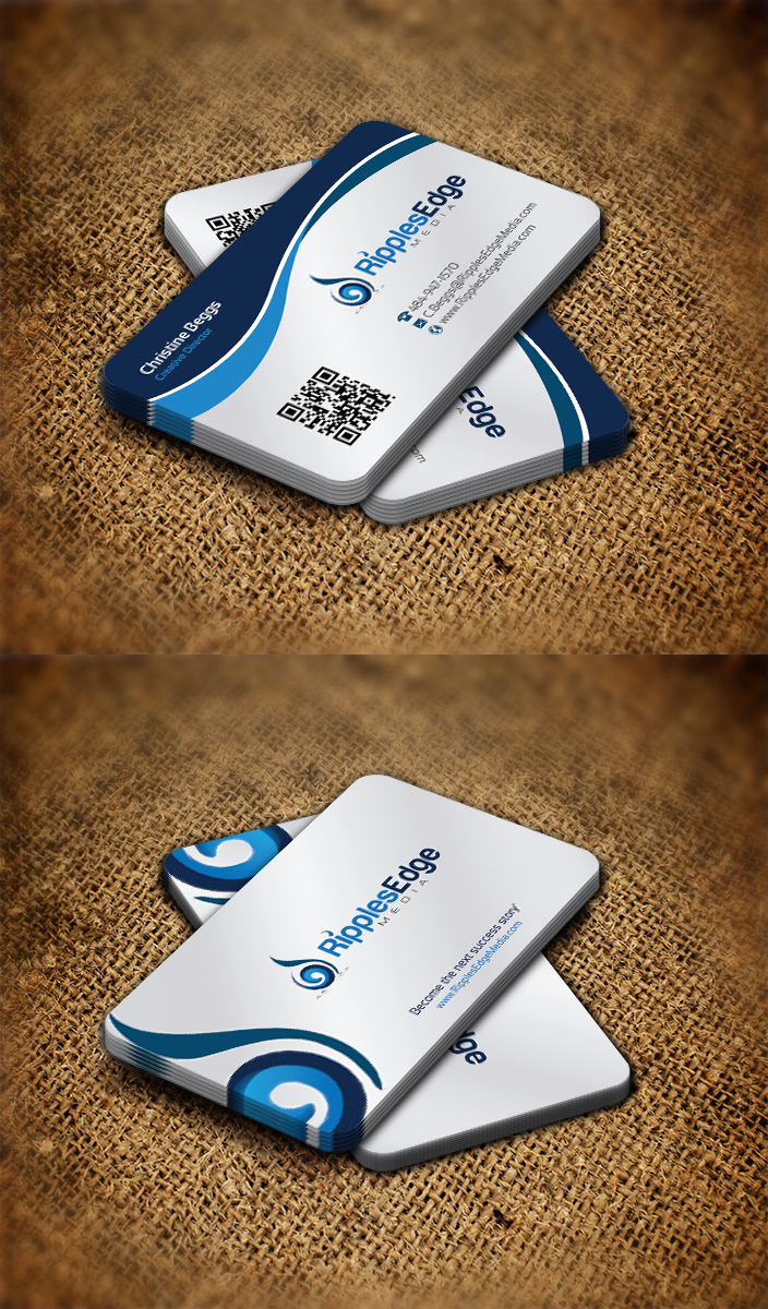 Visitenkarten-Design von Sarmishtha Chattopadhyay_loginchange für Ripples Edge | Design #4575314