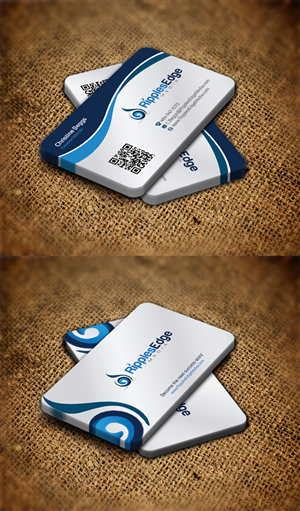 Business Card Design by Sarmishtha Chattopadhyay_loginchange for Ripples Edge | Design: #4575314