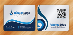 Business Card Design by Sarmishtha Chattopadhyay_loginchange for Ripples Edge | Design: #4582499