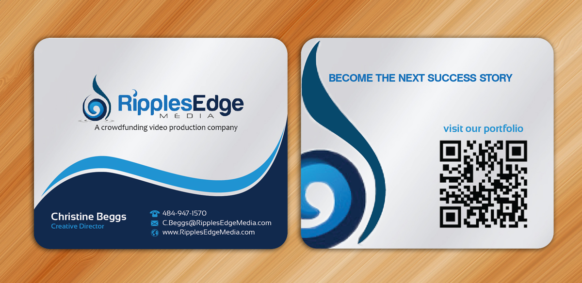 Visitenkarten-Design von Sarmishtha Chattopadhyay_loginchange für Ripples Edge | Design #4582764