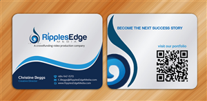 Business Card Design by Sarmishtha Chattopadhyay_loginchange for Ripples Edge | Design: #4582764