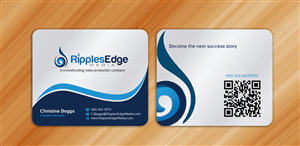 Business Card Design by Sarmishtha Chattopadhyay_loginchange for Ripples Edge | Design: #4587187