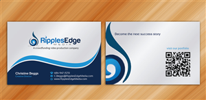 Kickstarter Video Production Company Seeks an Innovative Business Card Design | Business Card Design by Sarmishtha Chattopadhyay_loginchange