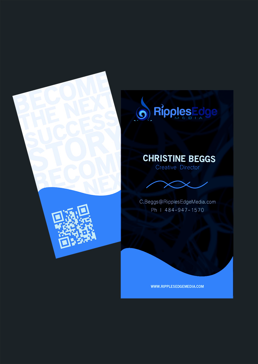 Visitenkarten-Design von Mia Carulla  für Ripples Edge | Design #4585580