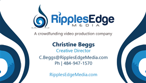 Visitenkarten-Design von chris für Ripples Edge | Design: #4560054