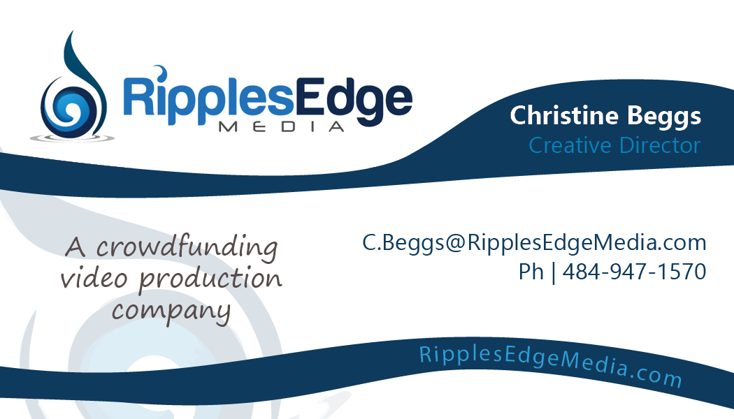 Business Card Design by chris for Ripples Edge | Design #4561255