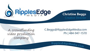 Visitenkarten-Design von chris für Ripples Edge | Design: #4561255