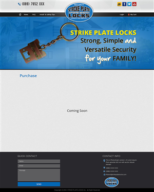 Web Design by Tanvir for strike plate locks | Design: #4582133