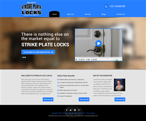 Web Design by Behriatech for strike plate locks | Design: #4557816