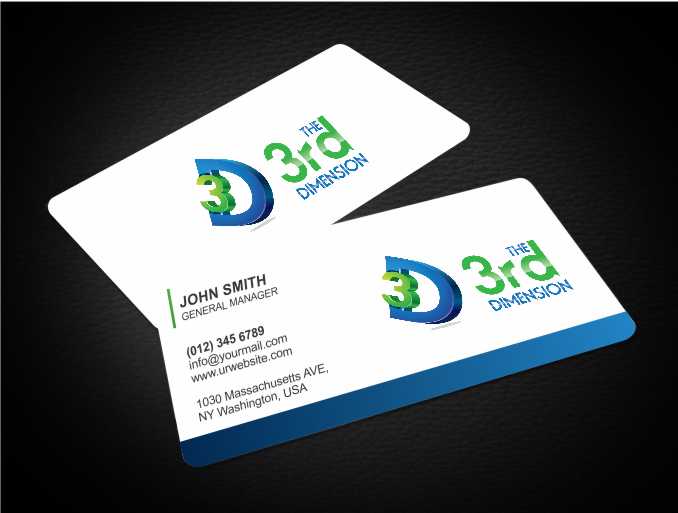 Business Card Design by AwsomeD for The 3rd Dimension Pte Ltd | Design #4570413