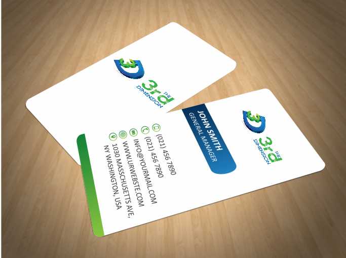 Business Card Design by AwsomeD for The 3rd Dimension Pte Ltd | Design #4570416