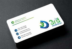 Business Card Design by AwsomeD for The 3rd Dimension Pte Ltd | Design: #4570421