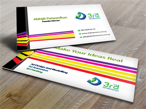 Diseño de Tarjeta de Presentación por Selda para The 3rd Dimension Pte Ltd | Diseño #4590530