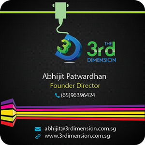 Business Card Design by Selda for The 3rd Dimension Pte Ltd | Design: #4591802