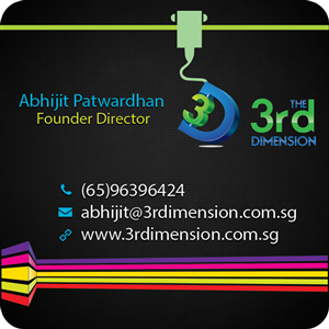 Visitenkarten-Design von Selda für The 3rd Dimension Pte Ltd | Design: #4591824