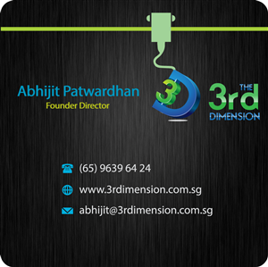 Visitenkarten-Design von Selda für The 3rd Dimension Pte Ltd | Design: #4631711