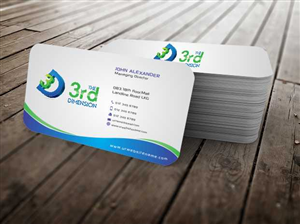 Business Card Design by szabist for The 3rd Dimension Pte Ltd | Design: #4568958