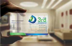 Visitenkarten-Design von szabist für The 3rd Dimension Pte Ltd | Design: #4568959