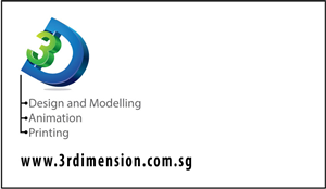 Business Card Design by Nimo_Designs for The 3rd Dimension Pte Ltd | Design: #4605252