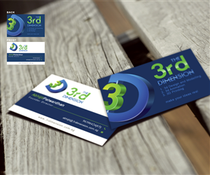Business Card Design by a7mddz for The 3rd Dimension Pte Ltd | Design: #4553590
