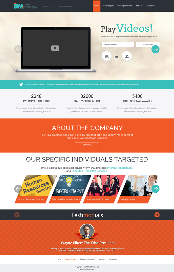 Web Design par iLibart pour ce projet | Design #4575496