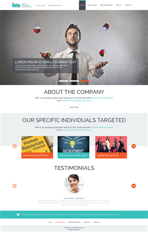 Web Design by iLibart for this project | Design #4575498